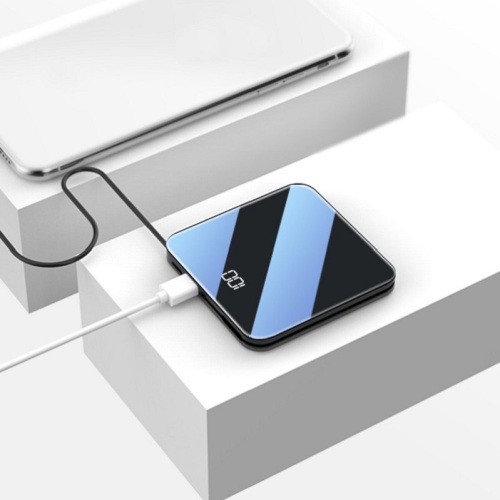 Li-Polymer mini power bank with wireless charging