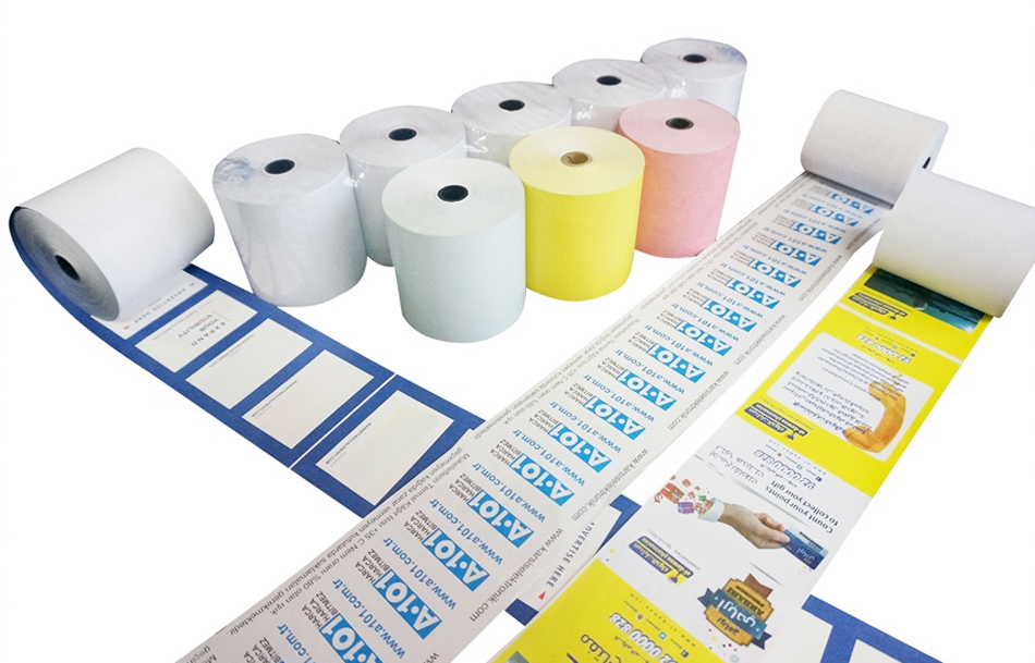 different color printing paper roll