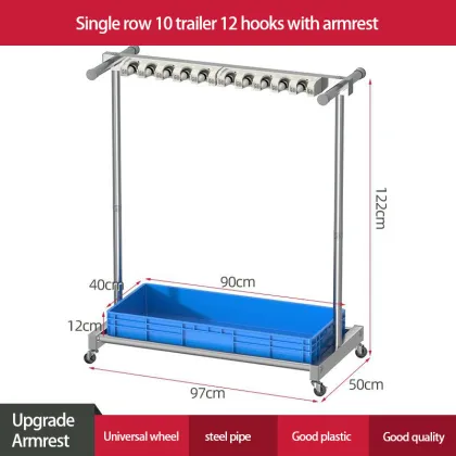 Metal rotatable storage rack