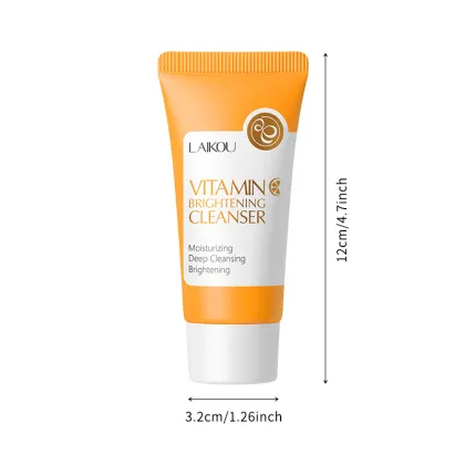 Vitamin C Face Cleanser - Brightening, Deep Cleansing Oil Control, 50g