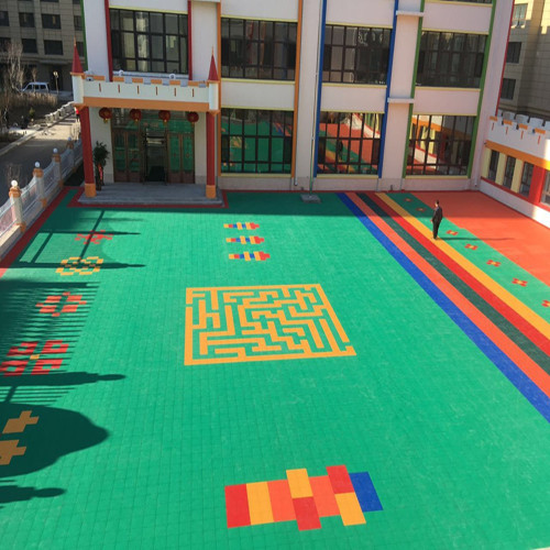 Modular Court Tiles Outdoor Children's Playground