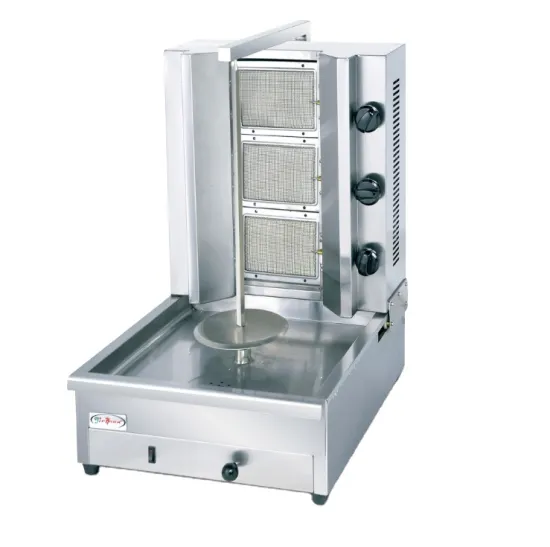 3-4-5-6 Burner Doner Kebab, Shawarma, and Kebab Grill Machine for Sale