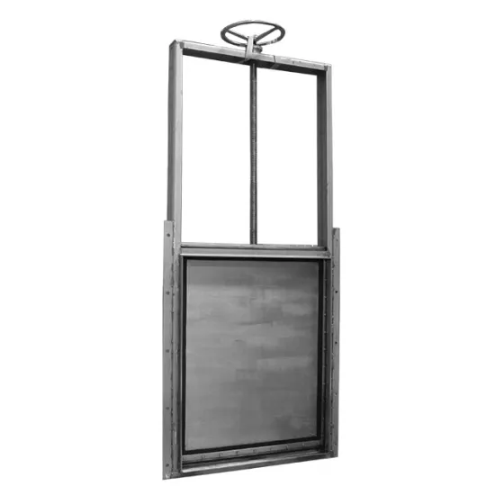 1200x1500mm stainless steel manual operation wall type penstock gate