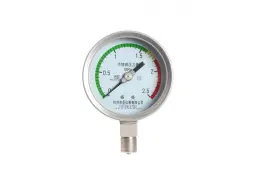 high quality stainless steel pressure gauge bottom connection