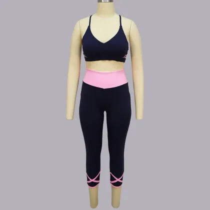 Knitted yoga suit for ladies