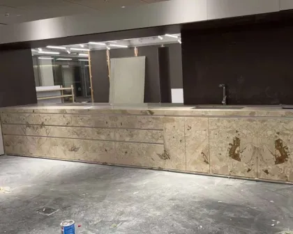 Customized Cream Marble Slab Ceppo Romano for Modern Villa Countertops with 1-Year Warranty