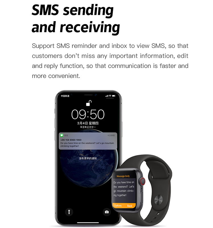 Smart watch without call function