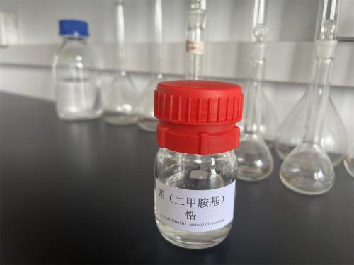 Penyelesaian zirkonium tetra dimethylamino