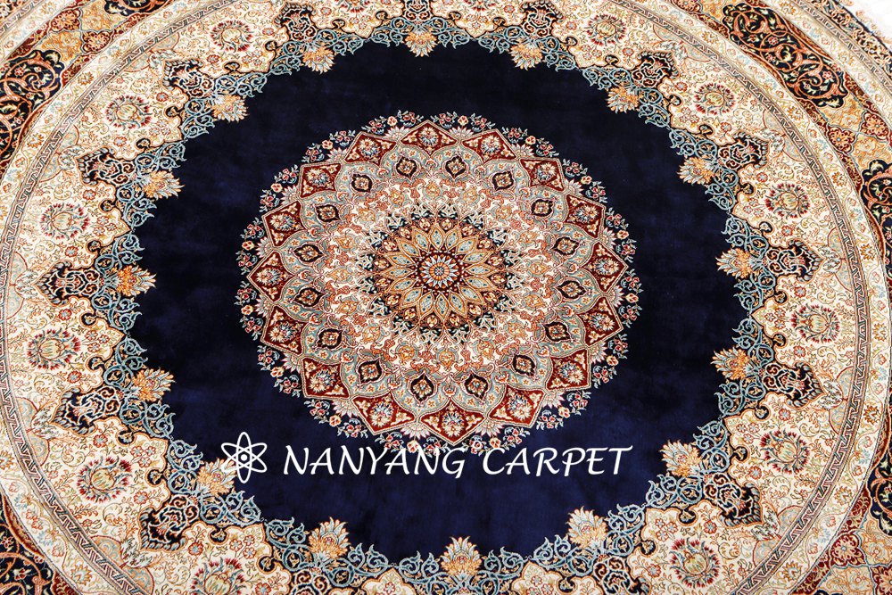 round iranian rug