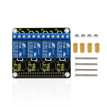 Keyestudio 5V RPI 4 Channel Relay Module Board Shield for Raspberry Pi 4