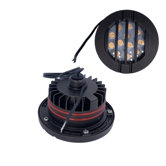 IP67 Inground LED Well Light: 6W, Low Voltage DC12-24V, AC/DC, FCC Certified Landscape Lighting