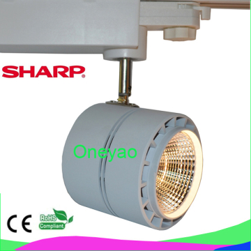 20W COB LED track light 3 wires track light