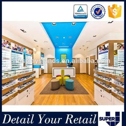 Australia brand optical colour paint shop display furniture