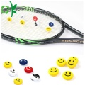 Custom Cute Smile Silicone Tennis Racket Dampeners Getaran