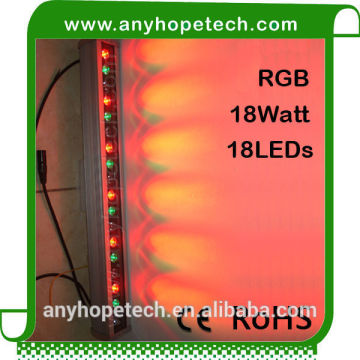 Popular hotsell high efficiency 18LEDs 24v rgb led wall washer