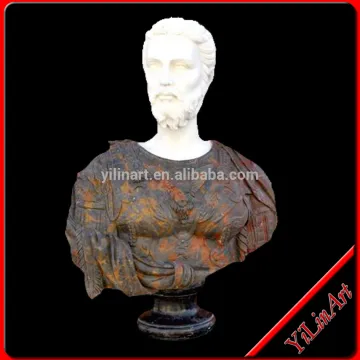 Young Man Stone Bust Statues, White Marble Bust Sculpture For Sale (YL-T026)