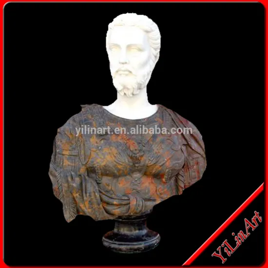 Young Man Stone Bust Statues, White Marble Bust Sculpture For Sale (YL-T026)