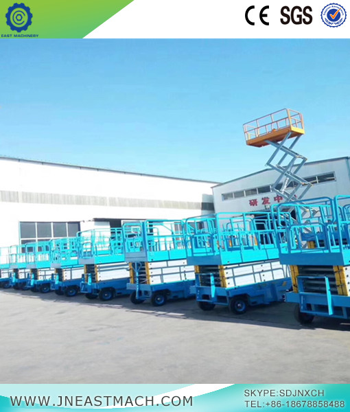 0.5t 10m CE Hydraulic Scissor Lift Platform