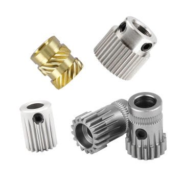 Custom Stainless Steel Gear Manufacturer: Synchronous Wheel, Timing Belt Pulley, Aluminum Brass Pinion, Small Spur Gear" 

However, for better SEO and readability, you might consider:

"Custom Stainless Steel Gears & Timing Pulleys: Synchronous Wheel, Alu