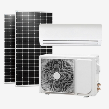 9000-36000 BTU AC/DC Ibrido Condizionatore d'aria solare con pannello solare