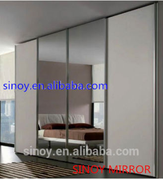 cheap clear sheet glass mirror sizes as your requirement with ISO certification