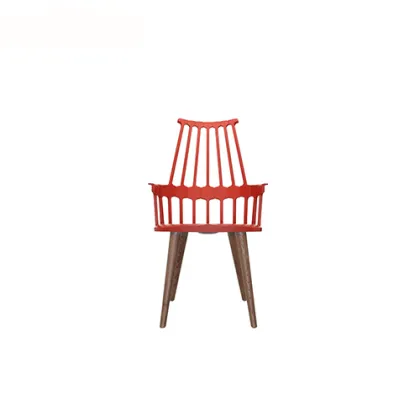 Kartell 2 Pack Wooden Legs Comback Chair