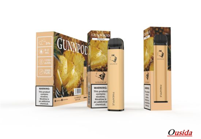 Vape descartável 2000 Buffs Gunnpod Best Selling