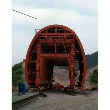 Construcción de encofrado de carro de túnel ferroviario