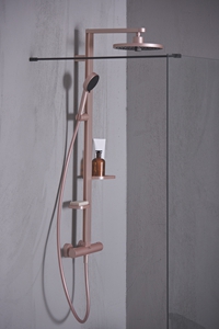 copper shower faucet system