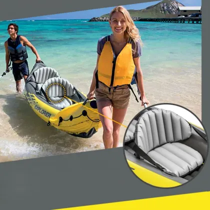 PVC Material 2-Person Inflatable Assault Boat for Water Equipment