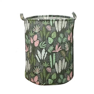 Custom Round Waterproof Collapsible Storage Hamper Laundry Baskets