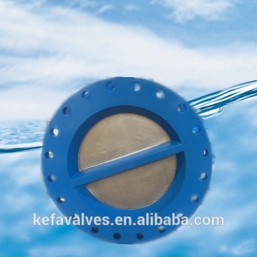 double flanged type butterfly check valve PN10