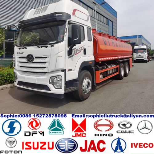 FAW 5000L Camión de combustible 5m3 Tanque de reabastecimiento
