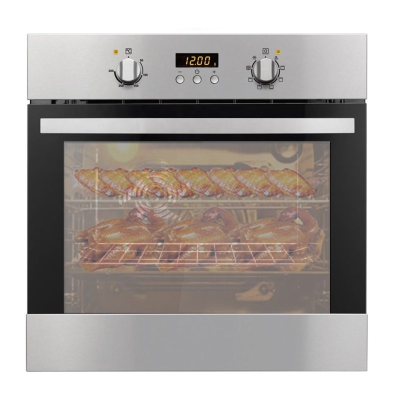 CE CB GS CCC RoHS Certificat 10 Cooking Functions 2 layer glass door 201#Stainless steel  built in gas oven  Convection Oven