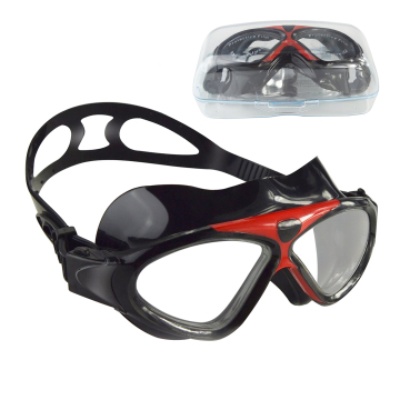 Children's Swimming Training Goggles with Silicone Gaskets, PC Lenses, and Protective Case