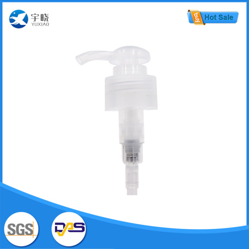 Прозрачный пластиковый насос для лосьона с пружинным механизмом