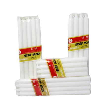 18cm cheap candles white candles to Haiti