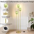 Crystal Shade Vintage Retro Corner Floor Lamp