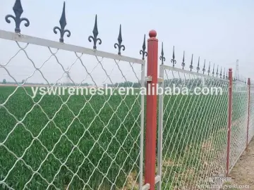 plastic coated diamond shape wire mesh