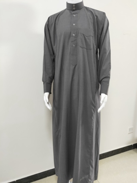 الرجال ملابس مسلمة الذكور الخريف طويلة الأكمام الجلباب