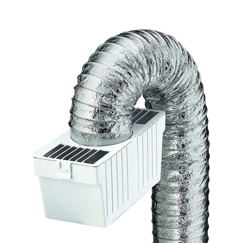 Ibuhos ang Seche Linge Kit Evacuation Flex Flexible Metallic Duct Indoor Venting Cloths Rooms Ltf Dryer Lint Trap Kit 211 Lint Trap