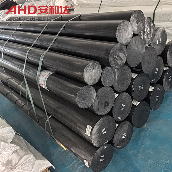 200mm HEPE ROD Black for plastic components