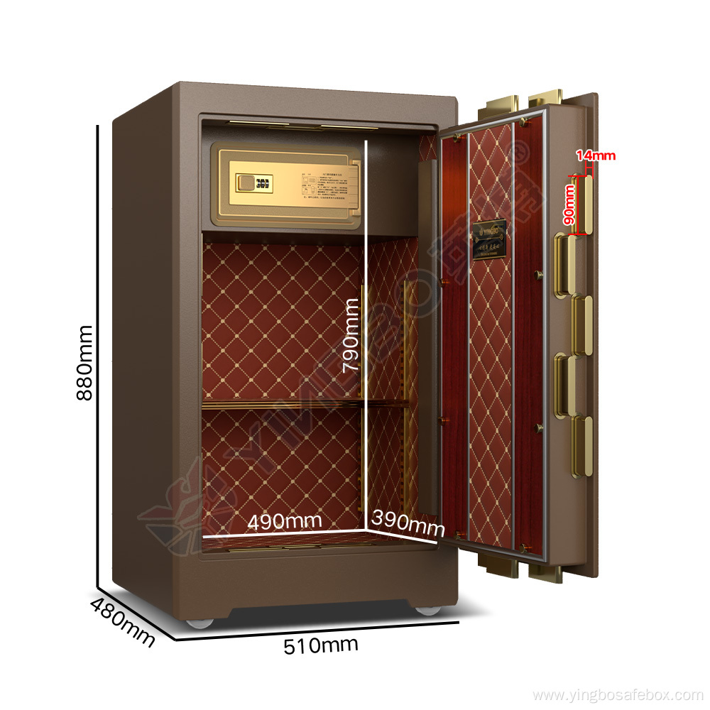 High Quality Home Secure Commercial Fingerprint Lock Safe