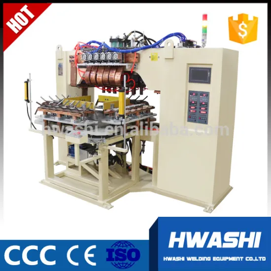 HWASHI Automatic Reinforcing Mesh Welding Machine With Rotary Table
