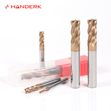Customized HRC45/55/65/75 Square Nose Milling Cutter: 2/3/4 Flute Solid Carbide End Mill Set