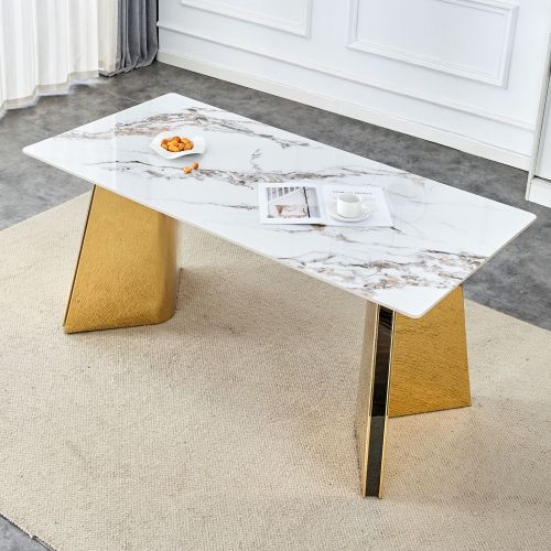 Stainless Steel Dining Table Modern Design