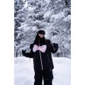 Women waterproof sweet single and double snowboard jacket