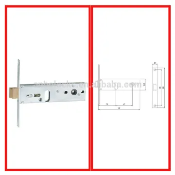 oval door handle cylinder lock