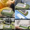 Linterna solar inflable con USB recargable y 4 modos