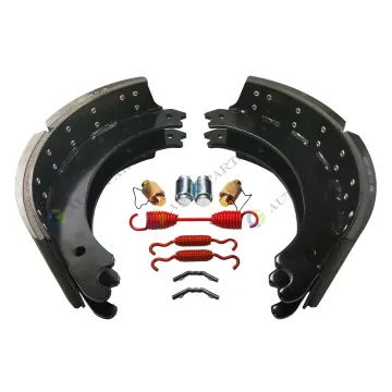 CG Auto Parts: Trailer Truck Bus Axle Brakes - 4707 4709 4515 Lined Drum Brake Shoe with Repair Kits